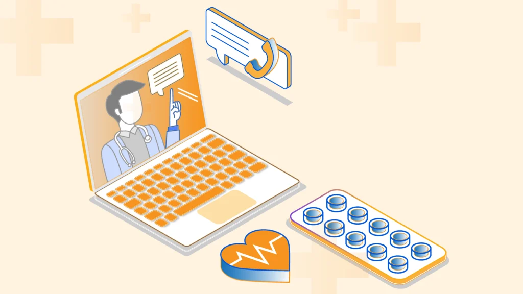iQud's healthcare chatbot solution perfect for healthcare industry.